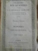 Memoires sur les prisons avec une notice sur la vie de Riouffe, des notes et des éclaircissements historiques. Paris, Baudouin Frères, 1823, tome ...