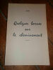 GERVILLE-REACHE, ALAIN Quelques Bornes Sur Le Cheminement France: Meudonnaises, 1956, bon état, broché, 134 pages. GERVILLE-REACHE, ALAIN Quelques ...