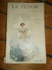 DAUDET Alphonse La Fédor, pages de la vie. Paris, Flammarion, s.d. (ca 1890). 12 x 18, 261 pp.,. illustrations de Fabres, couverture illustrée en ...
