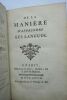 Lizarde de Radonvilliers (abbe Cl.-Fr.) De la manière d'apprendre les langues Chez Saillant, 1768. in-8, XXIV-278 pp., reliure plein veau, tranches ...