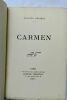 MERIMEE CARMEN 1914 MERIMEE Prosper CARMEN Paris, Librairie Ferreyrol, 1914. In-12, belle reliure demi-chagrin, tete doree, un mors fissure, interieur ...