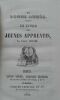 "BERNARD (abbe L.) La Bonne Année le livre des jeunes apprentis Anner-Andre, Troyes ; Jacques Lecoffre et Cie, Paris 1848 - In-16. Cartonnage éditeur ...