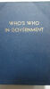 Who's Who in Government (Vol.I only) The Biographical Research Bureau, Inc., New York 1930, in 4°, hardcover, 800 pp., good condition Beautifull ...