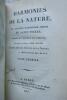 HARMONIES DE LA NATURE 1815. SAINT-PIERRE  