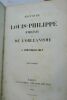 CRETINEAU-JOLY J. Histoire de Louis-Philippe d'Orléans et de l'Orléanisme ANIERE Henri.. 1867. In-8°, 2 vol., Broché, (couverture défraîchie), non ...