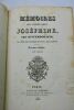 "DUCREST (Georgette) Mémoires sur l'Impératrice Joséphine, ses contemporains, la cour de Navarre et de la Malmaison. Deuxième édition. Paris, ...