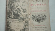 GACON (Francois)] Anti-Rousseau, par le Poète sans fard. Rotterdam, Fritsch et Bohm, 1712 In-12, 8 ff., XII & 534 pp. Reliure plein veau époque (en ...