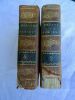 ARIOSTE Roland Furieux Paris, Pigoreau, 1824, 75 x 112 mm. reliure demi-cuir, tranches jaune, manque en coiffes, 397 & 420 pp. Tome second et ...