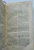 Le Nouveau Testament de Notre-Seigneur Jesus Christ. Traduit en Francois sur la Vulgate Paris, chez Guillaume Desprez, 1738, 10 x 17,5cm, reliure ...