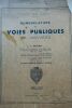 Nomenclature des voies publiques et privées Ville de Paris, 1951, imprimerie municipale, broché, 21.5 x 27 x 5 cm (complet), 798 pages, broché, dos ...