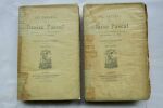 PASCAL Blaise, Par A. MOLINIER LES PENSEES DE BLAISE PASCAL, 2 TOMES Alphonse Lemerre, Paris 1877-1879, In-8. Broché. Couverture en l'état (photos), ...