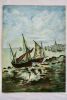 Sur papier Canson 24 x 32,5 cm. marine Peinture gouache 24 X 32,5 cm