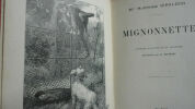 MADEMOISELLE HORTHENSE GIRALDON Mignonette Librairie Hachette & Cie Bibliotheque Rose Illustrée, 1912, 288 & 16 pages de catalogue, 54 vignettes par ...