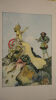 Mme Hourticq L'EAU QUI DANSE LA PIERRE QUI CHANTE & L'OISEAU QUI PARLE Librairie Hachette. 16 pages, in 4, broché, dos fissure. Bel exemplaire par ...