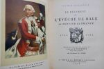 FOLLETETE Casimir. Le Régiment de l'Evêché de Bâle au Service de France 1758-1792. Roth, Lausanne, 1939. 195 X 265 mm. relié cartonnage orné ...