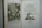 La morale en action Paris, Corbet, 1822, in 8, 396 pp., reliure plein cuir (épidermée), orne de quelques jolies gravures.. morale en action 1822