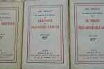 HERMANT Abel Le cycle de Lord Chelsea Éditions de la Nouvelle Revue Française, Paris, 1923. 4 volumes brochés, couvertures imprimées en noir et rouge. ...