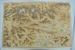Karte der Ost-Tiroler-Alpen, Tauern & Dolomiten Ludwig Ravenstein's Verlag in Frankfurt, leinen karte Gutes Zustand. Karte der Ost-Tiroler-Alpen, ...