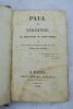 Paul et Virginie, par Bernardin de Saint-Pierre, avec une notice inédite sur sa vie, écrite par lui-même. Paris: Lefèvre, 1828, reliure plein cuir (en ...