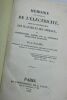 J. P. Gasc Mémoires sur l'influence de l'électricité dans la fécondation des plantes et des animaux Paris, imprimerie de J. Gasc, 1823, in 8°, broché, ...