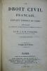 LE DROIT CIVIL FRAN&Ccedil;AIS SUIVANT LORDRE DU CODE 1830 37,00 ? TOULLIER (Charles-Bonaventure-Marie) LE DROIT CIVIL FRAN&Ccedil;AIS SUIVANT LORDRE DU CODE, ...