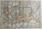 Gallia Transpadana. Theatrum geographique Europae veteris. Carte de la Gaule cisalpine ancienne. . Briet (Philippe)