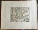 HISPANIAE DIVISIO IN XIV CONVENTUS. Theatrum geographique Europae veteris. Carte de l'Espagne ancienne. . Briet (Philippe)