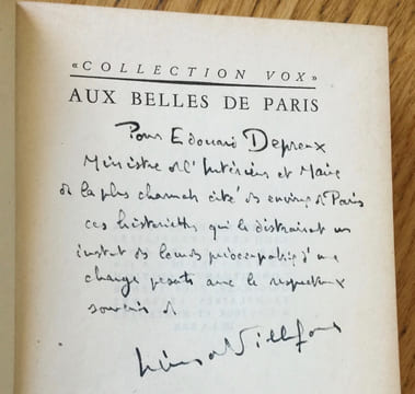Aux Belles de Paris. Héron de Villefosse (René)