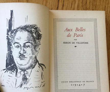 Aux Belles de Paris. Héron de Villefosse (René)