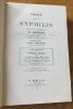 Traité de la syphilis, tome troisième. La syphilis acquise.. Jeanselme (Édouard)
