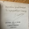 Quinze ans à Rome avec Camille Barrère (1898-1913). Laroche (Jules) 