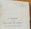 La condition des personnes en France du IXe siècle au mouvement communal. Thibault (Fabien)