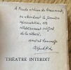 Théâtre interdit. Hérésie - Astarté - Bettina.. Fabre-Luce (Alfred)