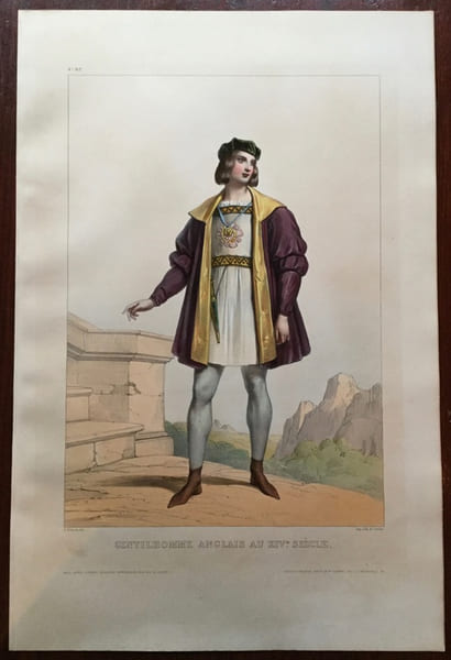 Gentilhomme anglais du XIVe si&egrave;cle. Dev&eacute;ria (Achille)