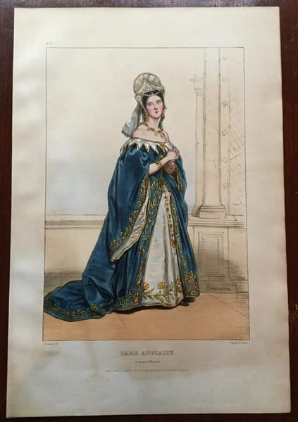 Dame anglaise du temps de Henri VIII. Dev&eacute;ria (Achille)