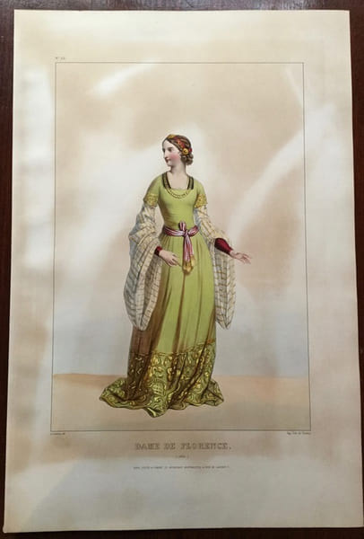 Dame de Florence 1450. Dev&eacute;ria (Achille)