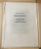 Rigoletto. 12 lithografie per l'opera di G. Verdi, dedicate a Ferruccio Busoni. Busoni (Rafaello)