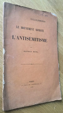 Le mouvement sioniste et l’antisémitisme. Berl (Alfred)