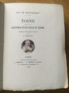Toine, suivi de Histoire d’une fille de ferme. Maupassant (Guy de)