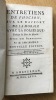 Entretiens de Phocion sur le rapport de la morale avec la politique. Mably (Gabriel Bonnot de)