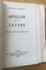 Apollon et le Satyre. Embiricos (Alexandre)