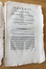 Défense de Louis, Prononcée à la Barre de la Convention Nationale, Le Mercredi 26 Décembre, 1792, l’an premier de la République. DESEZE [DE SÈZE] ...