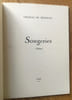 Songeries. Po&egrave;mes.. Beistegui (Charles de)