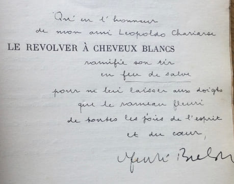 Le revolver à cheveux blancs". Breton (André)