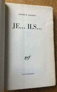 Je… Ils… Récits.