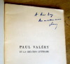 Paul Valéry et la création littéraire. Pommier (Jean) 