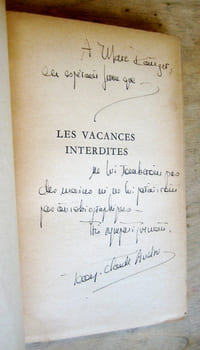 Les vacances interdites. Roman.