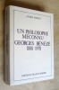 Un philosophe méconnu Georges Bénézé 1888-1978
. Sernin (André) (Jean Nersessian)