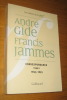 Correspondance tome 1. 1893-1899.. Gide (André) & Jammes (Francis)