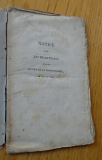 Notice sur les découvertes faites autour de la Maison Carrée en 1820 et 1821